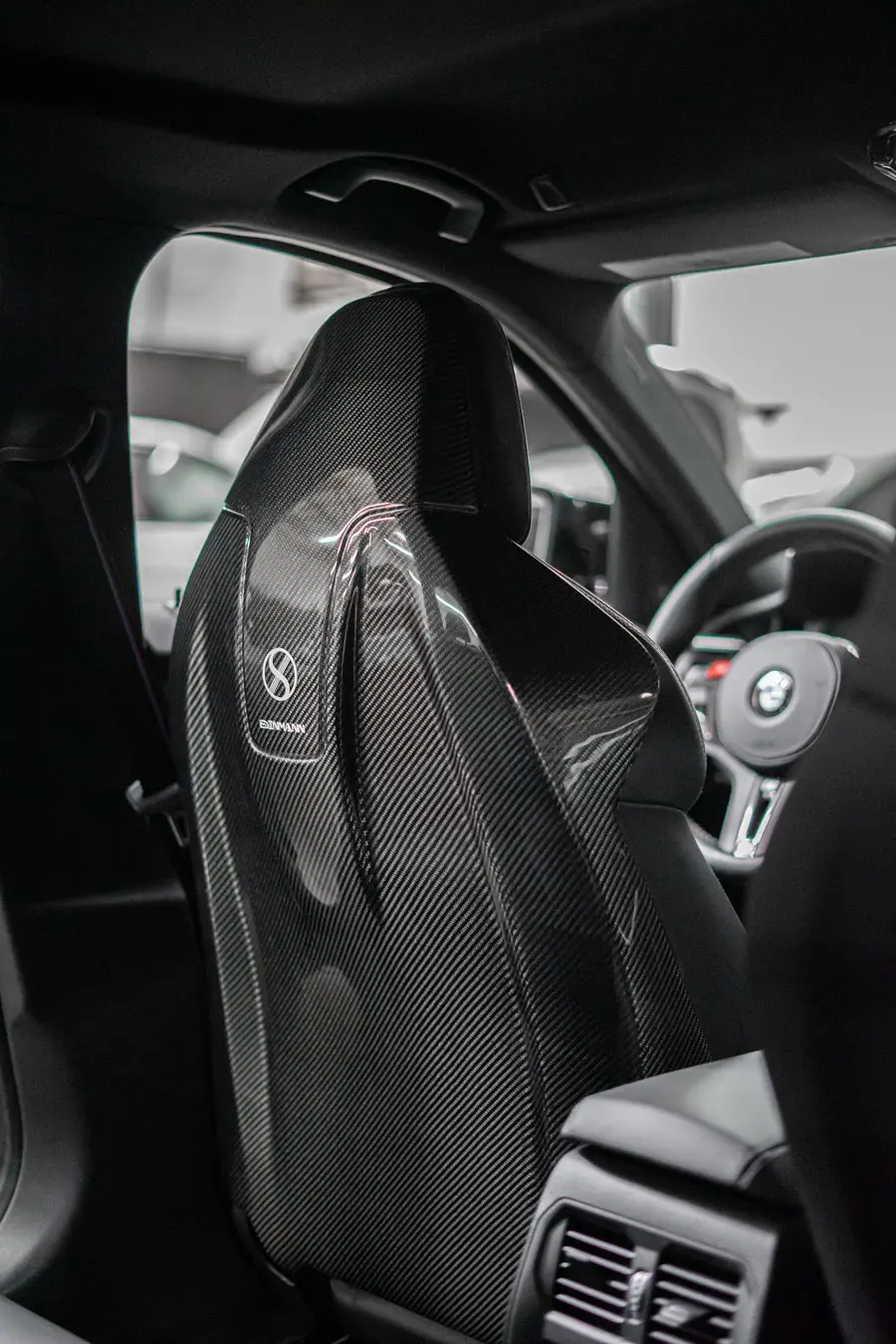 G82 M4 Carbon Seat Back Replacement 1
