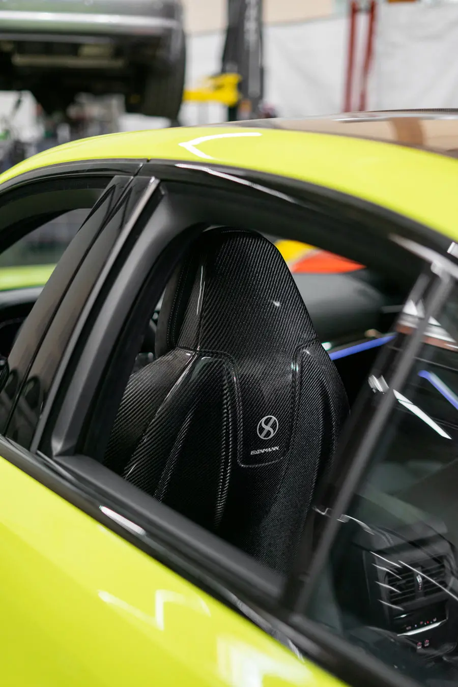 G82 M4 Carbon Seat Back Replacement 2