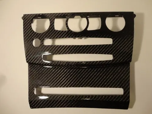Carbon Fiber A/C And Stereo Frame For The Bmw E60 M5 1