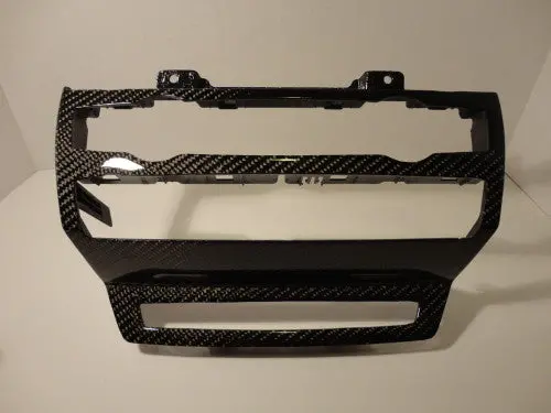 Carbon Fiber Stereo And A/C Trim For The Bmw E70 X5m/X6m 1