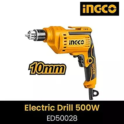 Ingco Ed50028 Electric Drill Machine 500W 10 Mm Chuck With Forward & Reverse 1