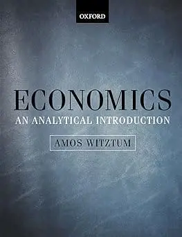 Economics : An Analytical Introduction By Amos Witztum (Paperback) Old Book 1