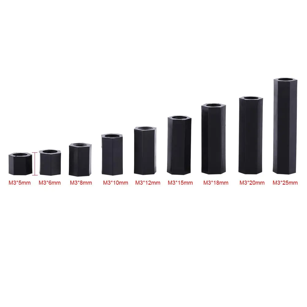 30Mm Insulated Spacer M3 Nylon Hex Standoff Tis-30 (Pack Of 10) 2
