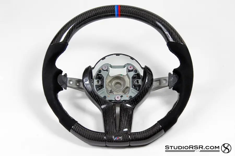 Carbon Fiber Steering Wheel For Bmw F80 M3 / F82 M4 2
