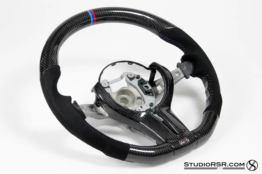 Carbon Fiber Steering Wheel For Bmw F80 M3 / F82 M4 1