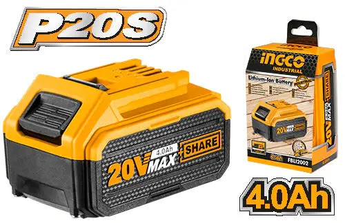 Ingco Fbli2002 4.0Ah Lithium-Ion Battery Pack 1