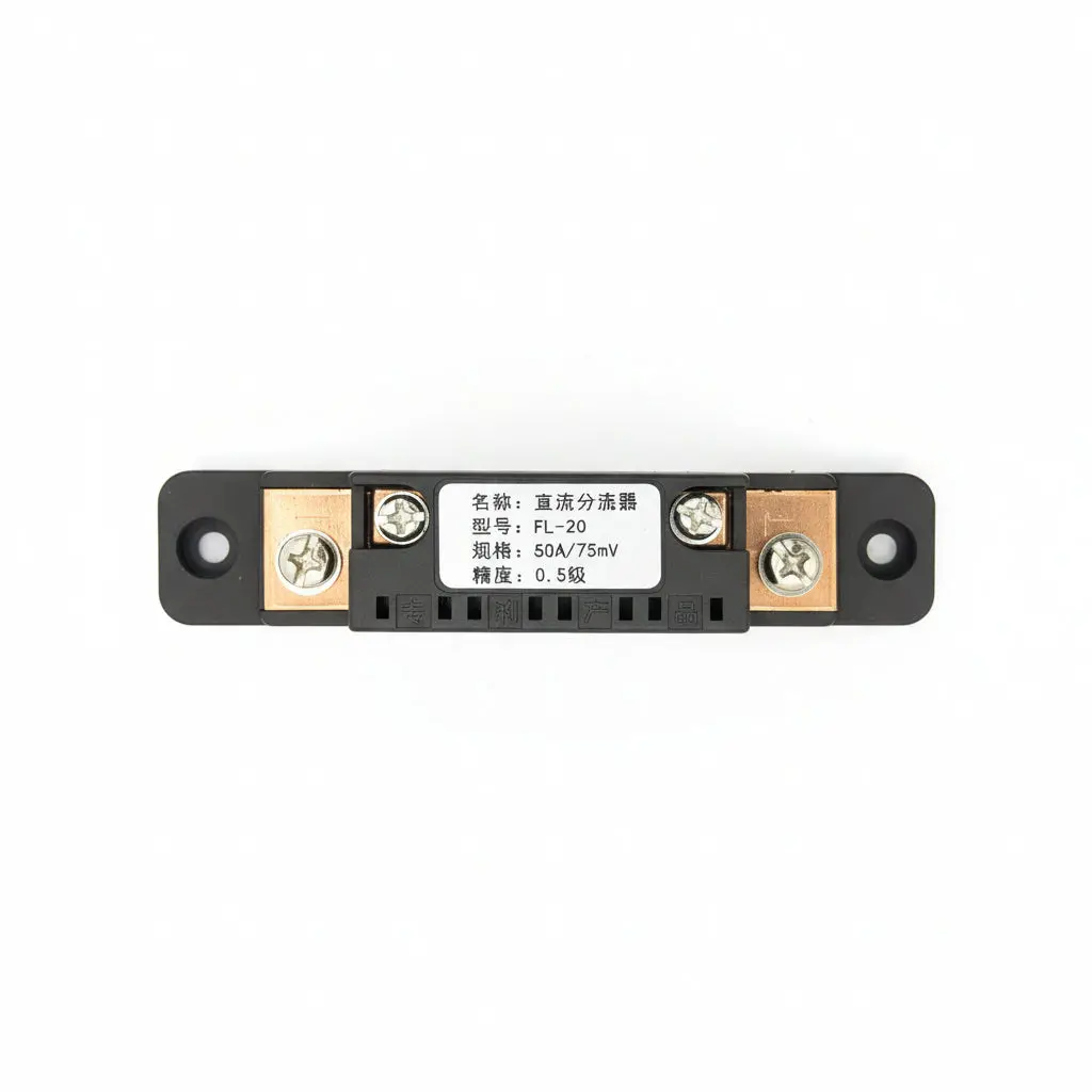 Fl-2C 50A 75Mv Analog Dc Current Shunt Resistor With Base 1