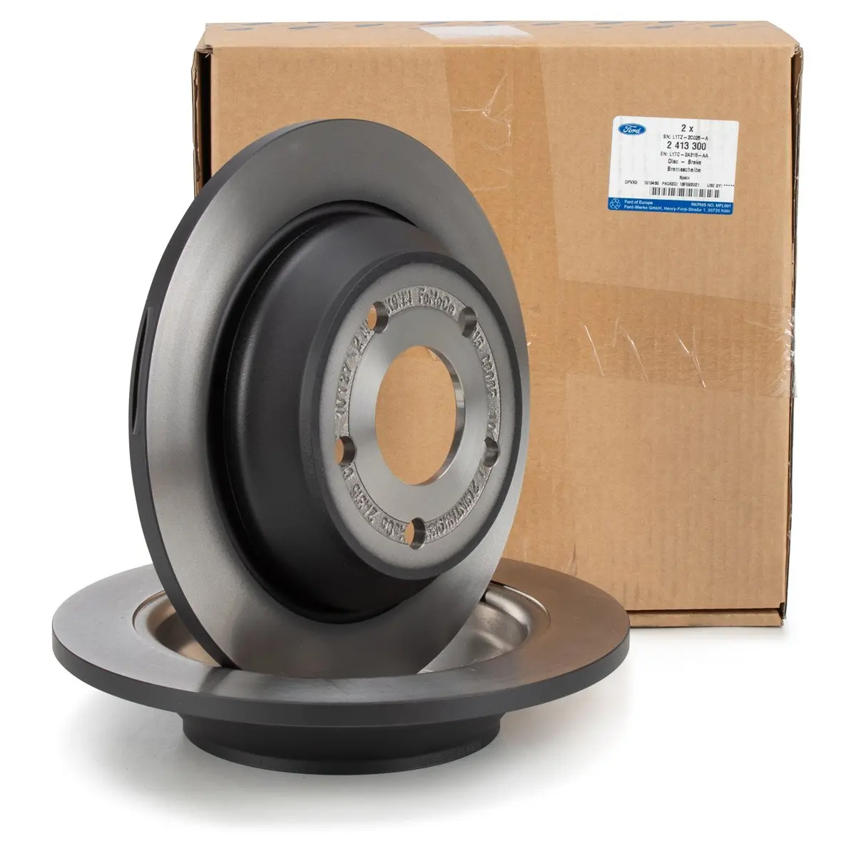 Puma St Rear Brake Discs Genuine Ford 1