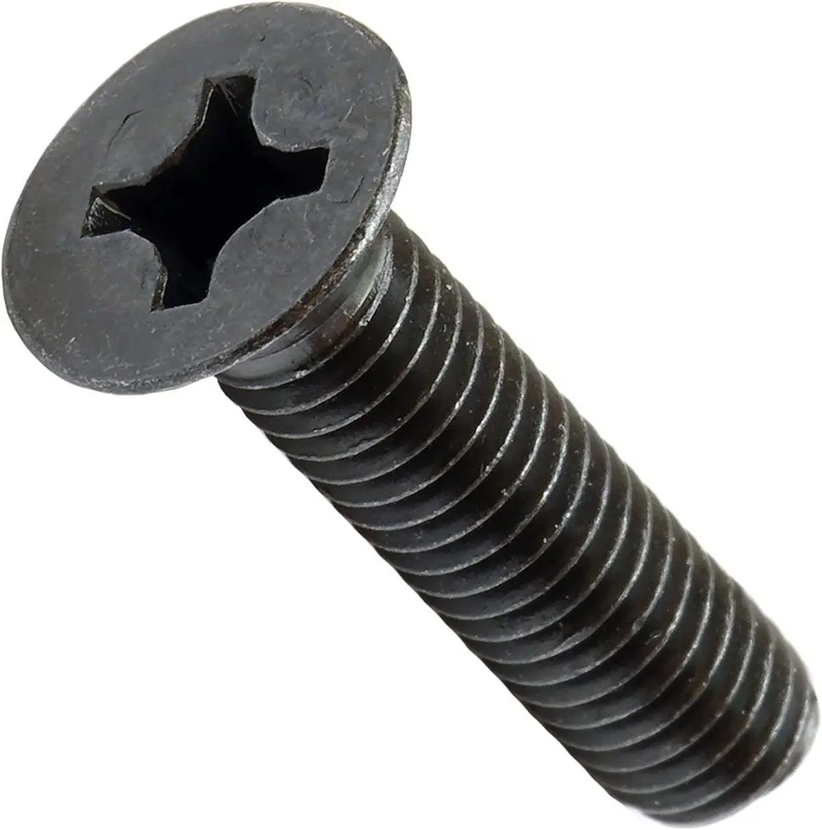 M4x10mm Phillips Head Countersunk Black Oxide Screw (Pack Of 10) 1