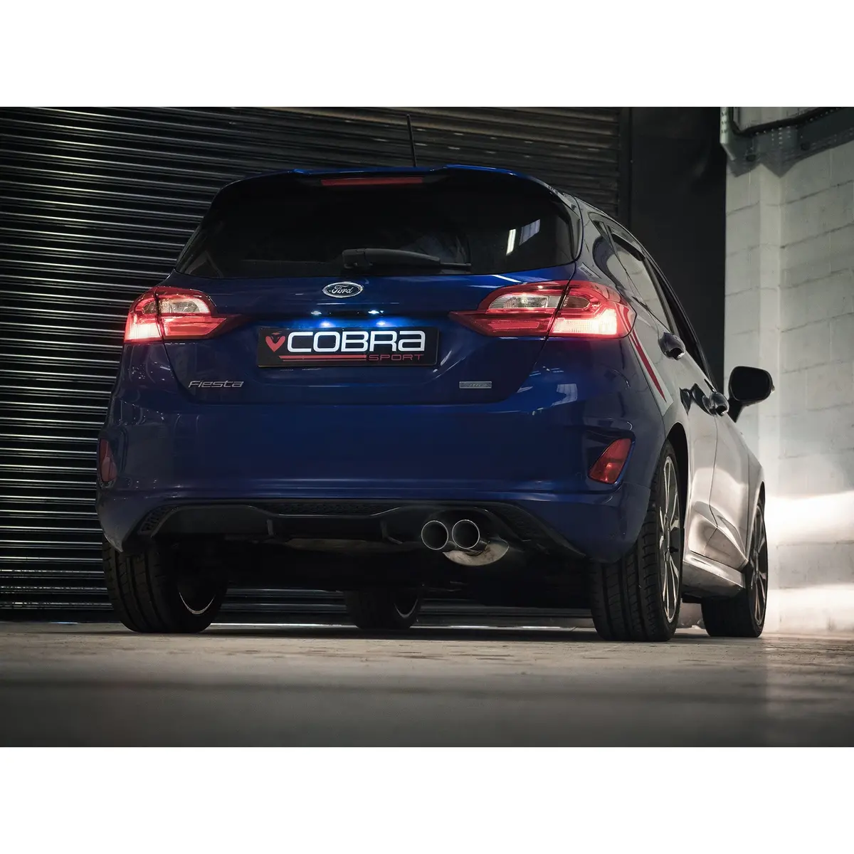 Cobra Sport Ford Fiesta (Mk8) 1L Ecoboost St-Line (St Style) Twin Tip Cat Back Performance Exhaust 4