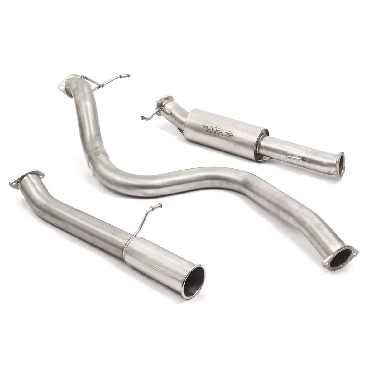 Cobra Sport Ford Fiesta (Mk7) St 180/200 Venom Box Delete Race (3") Cat Back Performance Exhaust 3