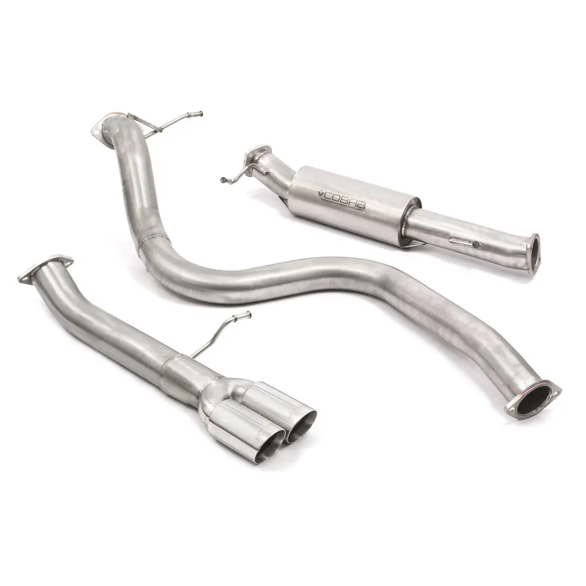 Cobra Sport Ford Fiesta (Mk7) St 180/200 Venom Box Delete Race (3") Cat Back Performance Exhaust 1