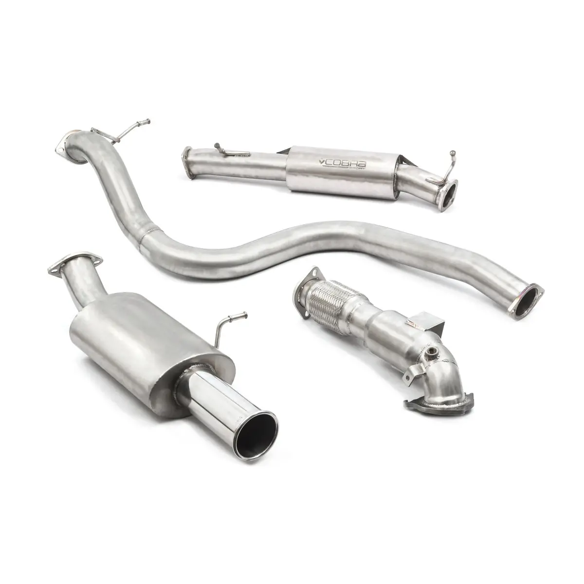 Cobra Sport Ford Fiesta (Mk7) St 180/200 Turbo Back Performance Exhaust 3