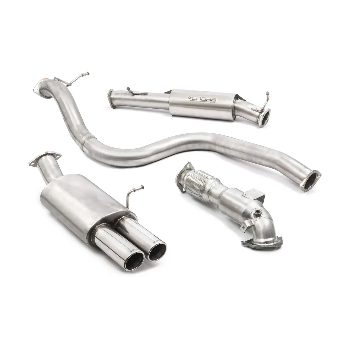 Cobra Sport Ford Fiesta (Mk7) St 180/200 Turbo Back Performance Exhaust 1
