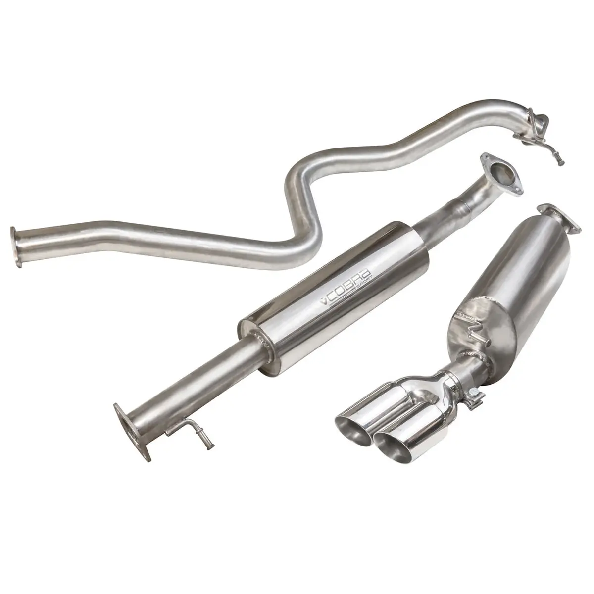 Cobra Sport Ford Fiesta (Mk7) 1L Ecoboost (Zetec S) Catback Performance Exhaust 1