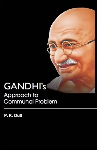 Gandhi's Approach To Communal Problem By P.K. Dutt [Hardcover] 1