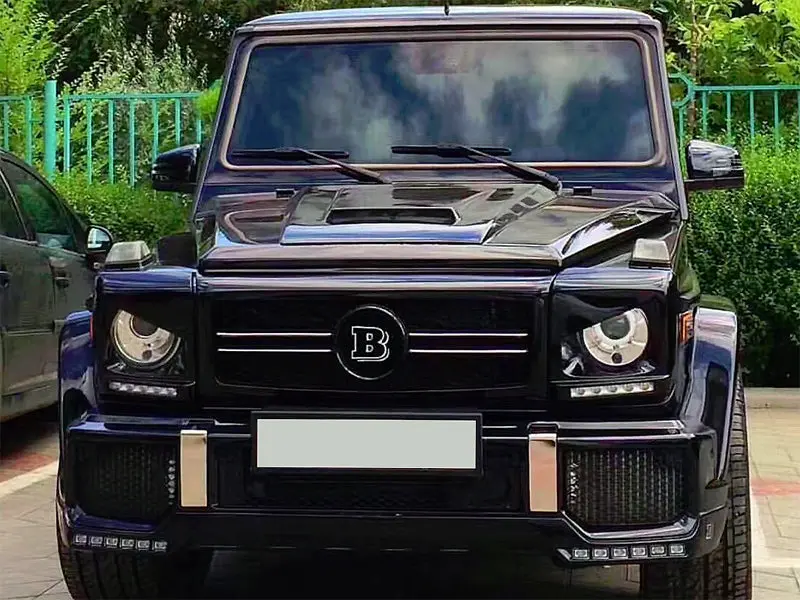Autotecknic Carbon Fiber Headlight Trim Set - Mercedes-Benz W463 G-Class 2