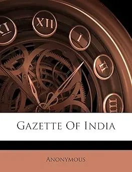 Gazette Of India By Anonymous (Paperback) 1