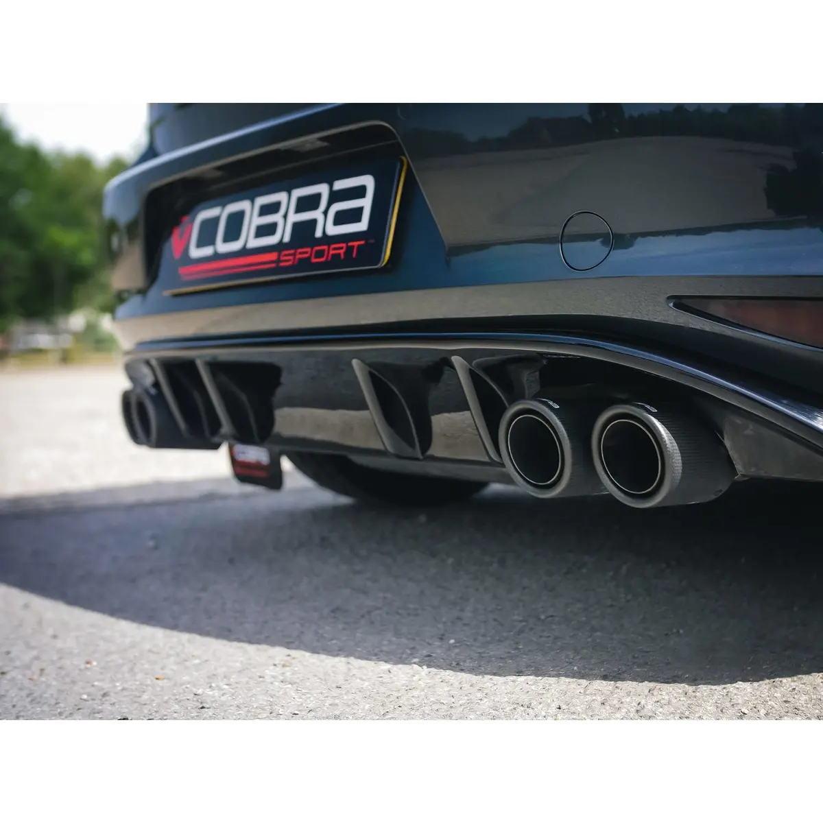 Cobra Sport Vw Golf Gti (Mk7) 2.0 Tsi (5G) (12-17) Quad Exit Cat Back Golf R Style Performance Exhaust 4