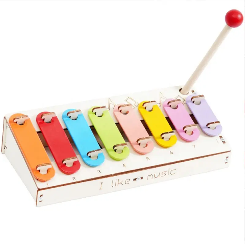 Diy Handtapping Eight Music Box Technology Small Maker School Musical Instrument (R-65) 1