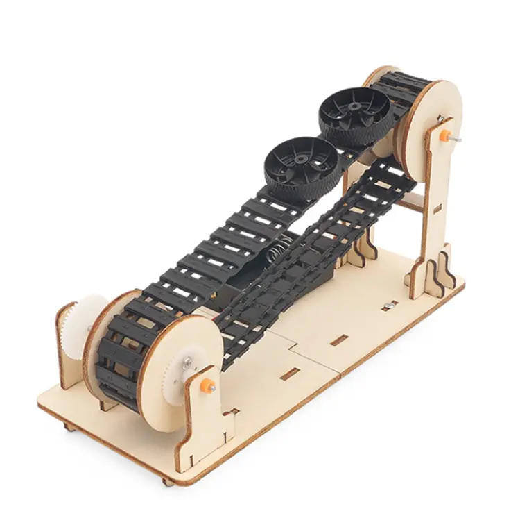 Diy Conveyor Belt Kit Small Invention Educational Science Toy For Kids (M-11) 2