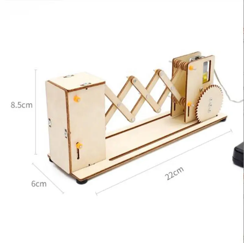 Diy Electric Gate Material Manual Assembly Wooden Telescopic Door Model (G-32A) 2