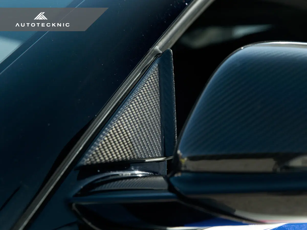 Autotecknic Version Iii Dry Carbon Side Mirror Wind Deflector Set - A90 Supra 2020-Up 2