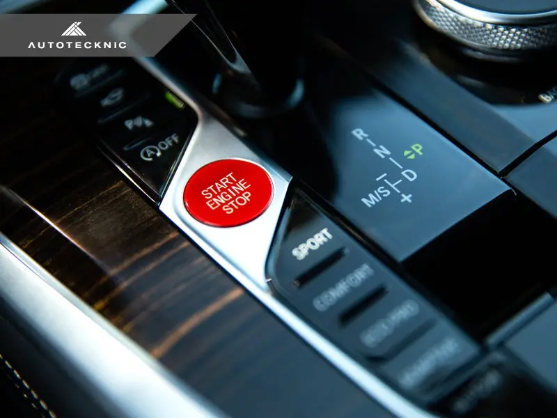 Autotecknic Red Start Stop Button - G14/ G15/ G16 8-Series 1