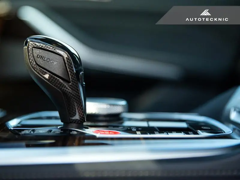 Autotecknic Carbon Fiber Gear Selector Side Trims - G42 2-Series Coupe 1