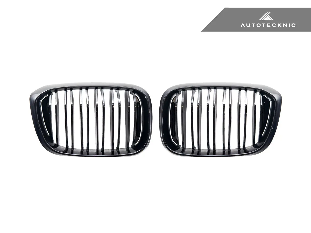 Autotecknic Dual-Slats Gloss Black Front Grille Set - G01 X3 | G02 X4 Pre-Lci 2