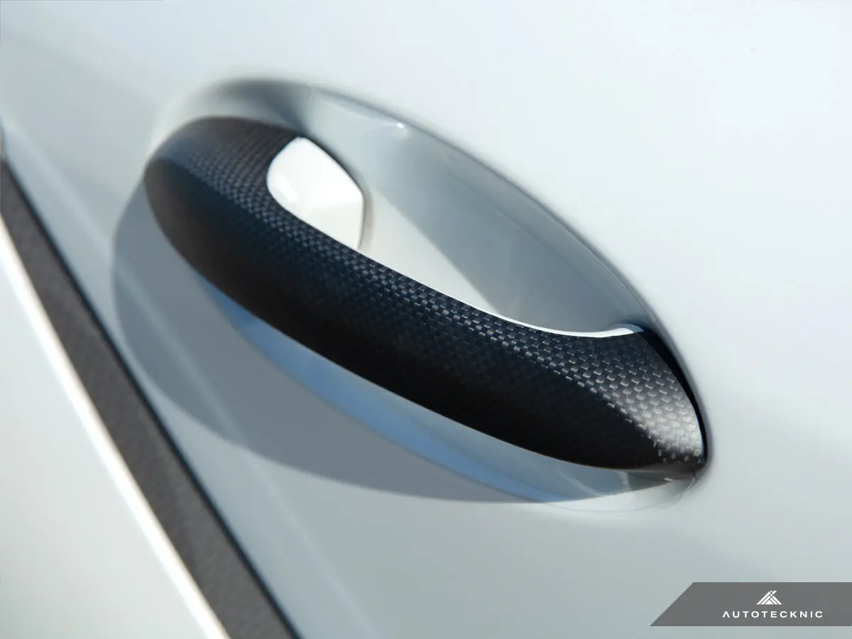 Autotecknic Carbon Fiber Door Handle Trims - A90 Supra 2020 1