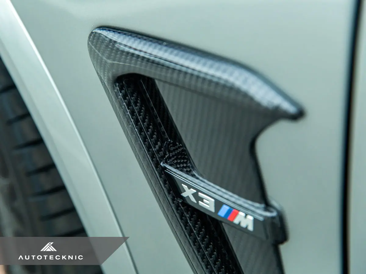 Autotecknic Dry Carbon Fiber Fender Trim Set - F97 X3m | F98 X4m | G01 X3 | G02 X4 4