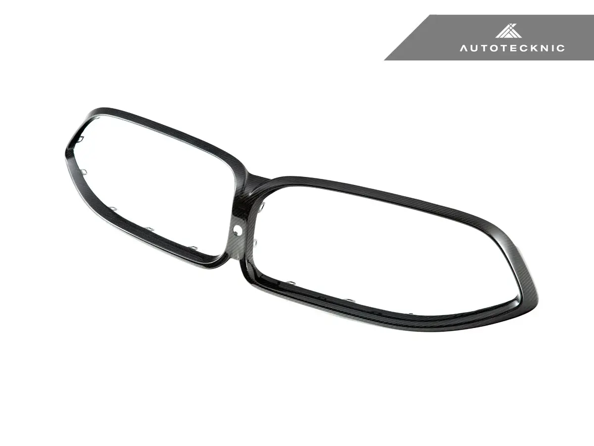 Autotecknic Replacement Dry Carbon Grille Surround - F9x M8 1