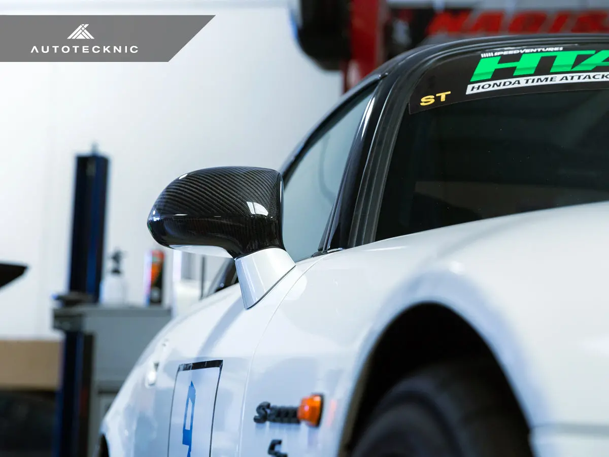 Autotecknic Replacement Dry Carbon Mirror Covers - Honda S2000 1