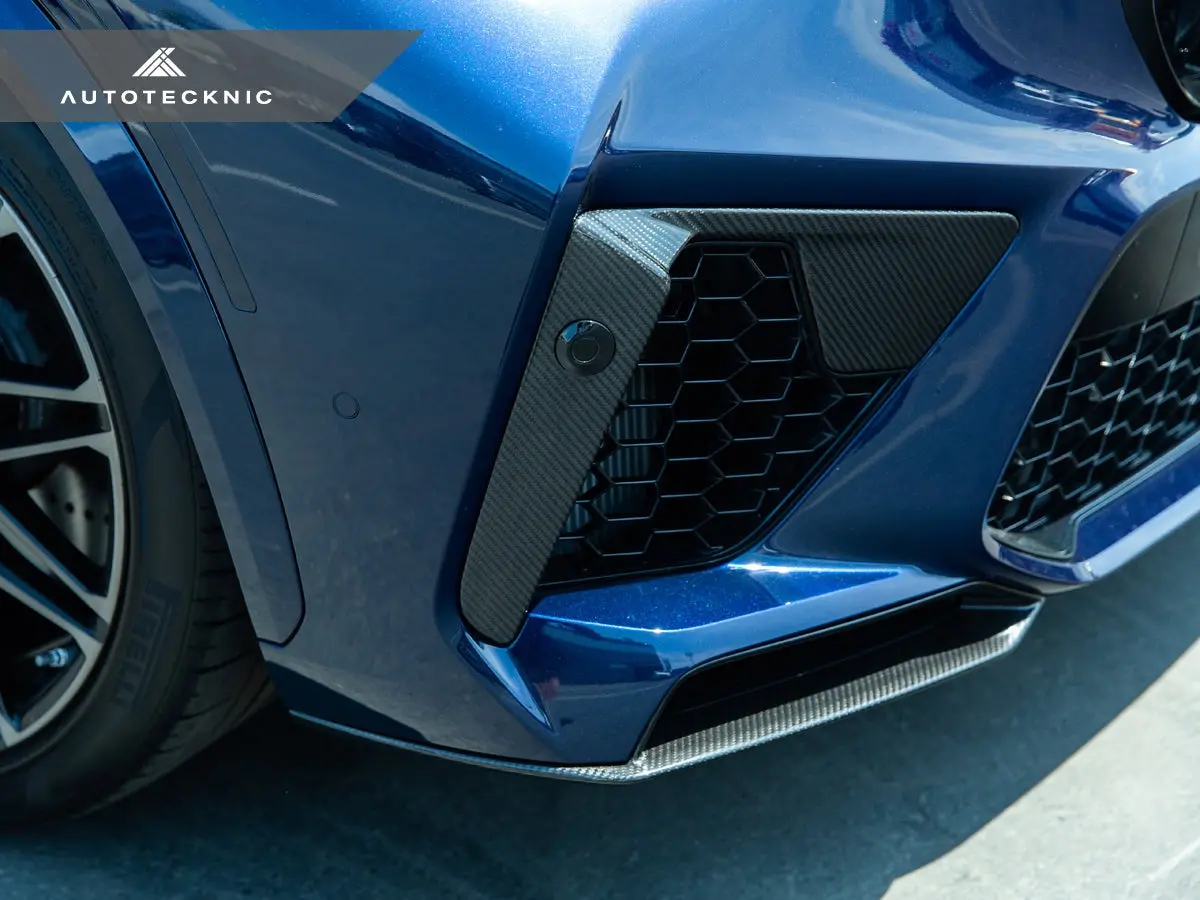 Autotecknic Performance Dry Carbon Bumper Trim Set - F95 X5m 2
