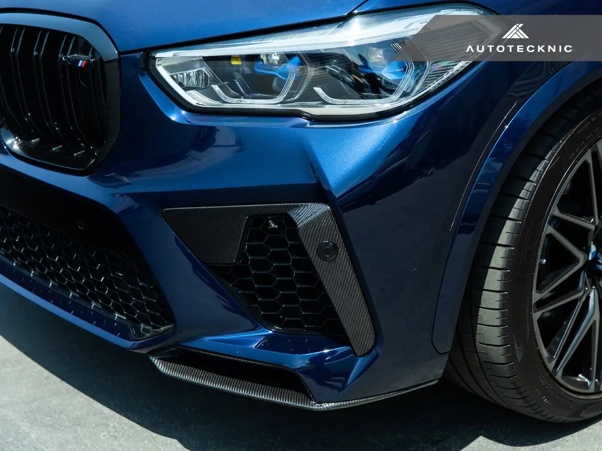Autotecknic Performance Dry Carbon Splitter Set - F95 X5m 1