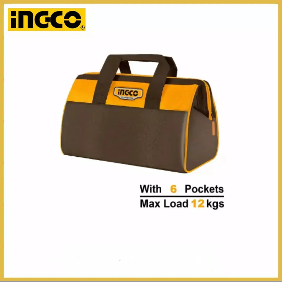Ingco Htbg281328 13 Inch 6 Pocket Tool Bag 1