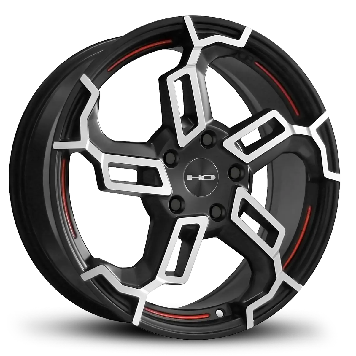 Hd Wheels Switch 17X7 +40 5X100mm 73.1Mm Satin Black/Red Line 1