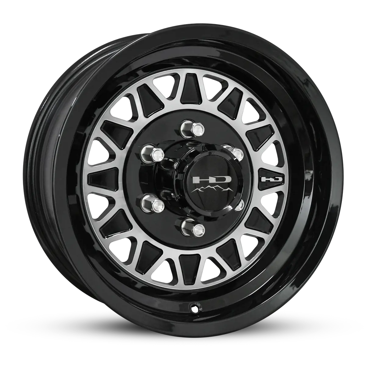 Hd Trailer Hdt Cast 15X6 +0 6X139.7Mm 108Mm Gloss Black/Machined Face 1