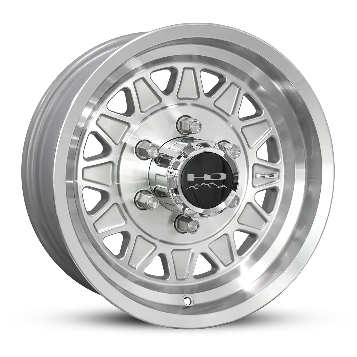 Hd Trailer Hdt Cast 15X6 +0 6X139.7Mm 108Mm Gloss Silver/Machined Face 1