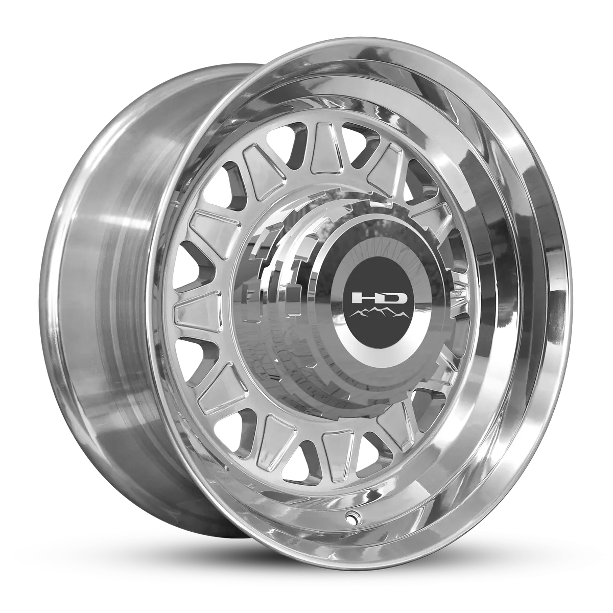 Hd Trailer Hdt Forged 17.5X6.75 +0 8X165mm 121.2Mm Full Polish - Hub Centric - Cap Not Included 2