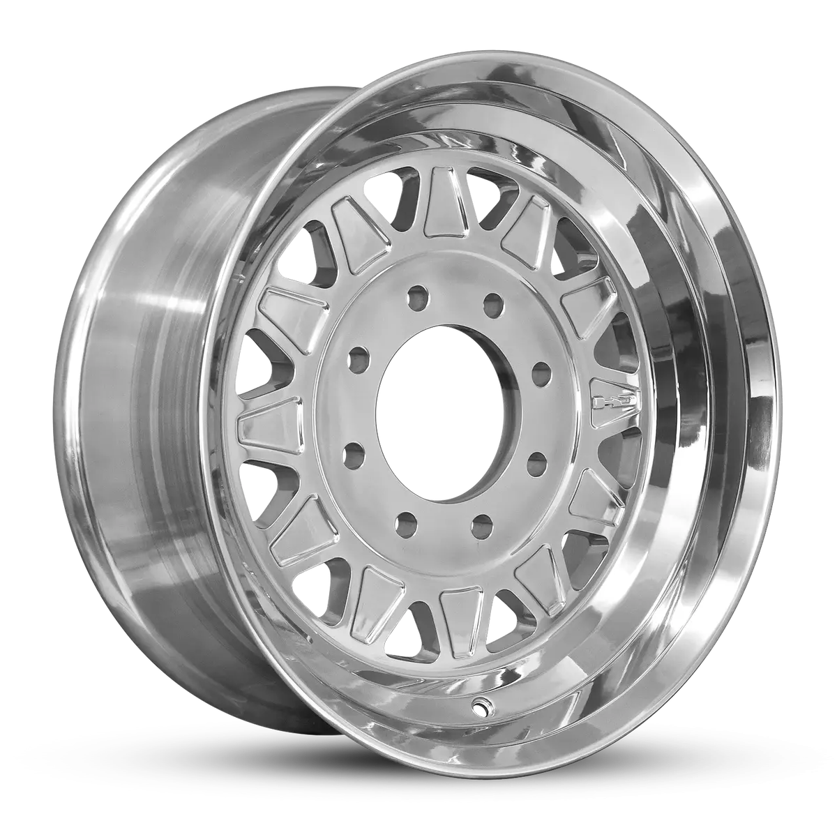 Hd Trailer Hdt Forged 17.5X6.75 +0 8X165mm 121.2Mm Full Polish - Hub Centric - Cap Not Included 1