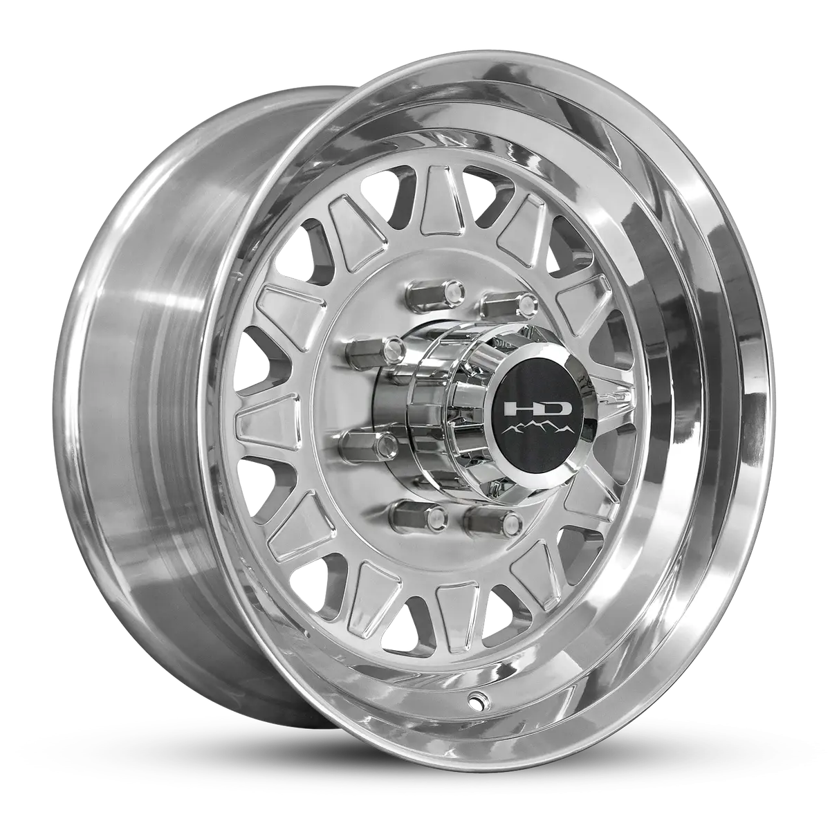 Hd Trailer Hdt Forged 17.5X6.75 +0 8X165mm 128.6Mm Full Polish - Lug Centric 1
