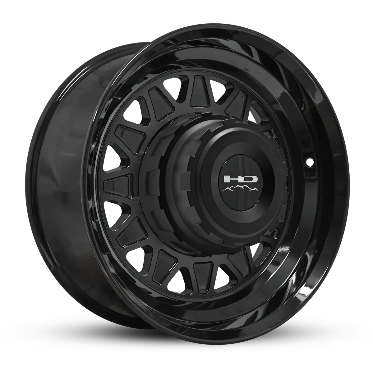 Hd Trailer Hdt Forged 17.5X6.75 +0 8X165mm 121.2Mm Gloss Black - Hub Centric - Cap Not Included 2