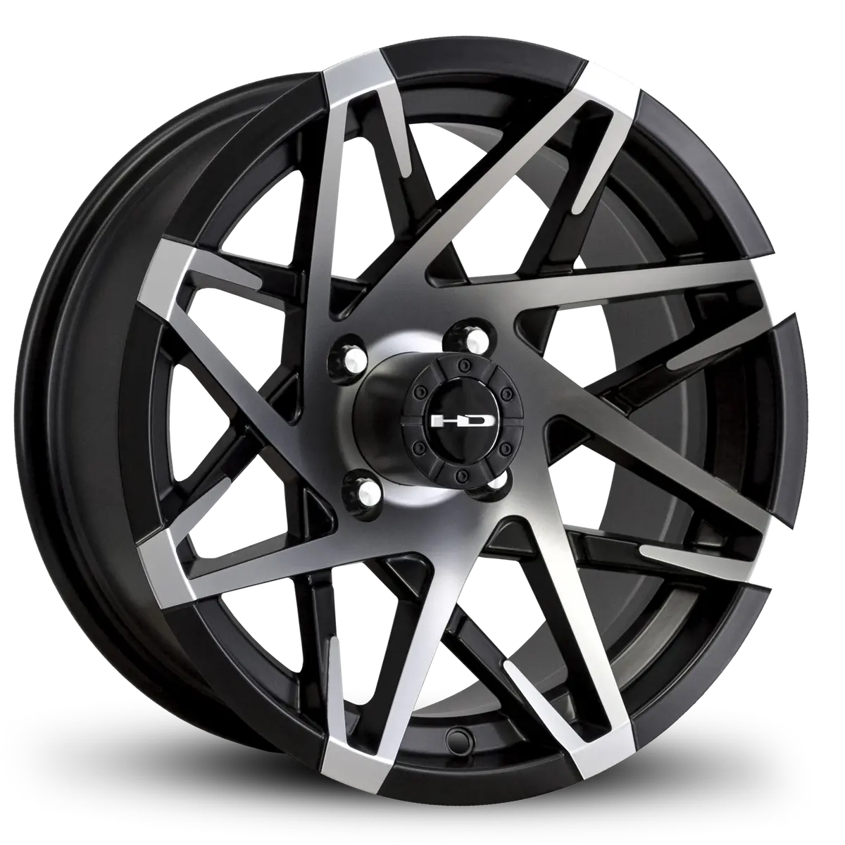 Hd Golf Canyon 14X7 -14 4X101.6Mm 68.2Mm Satin Black/Machined Face 1