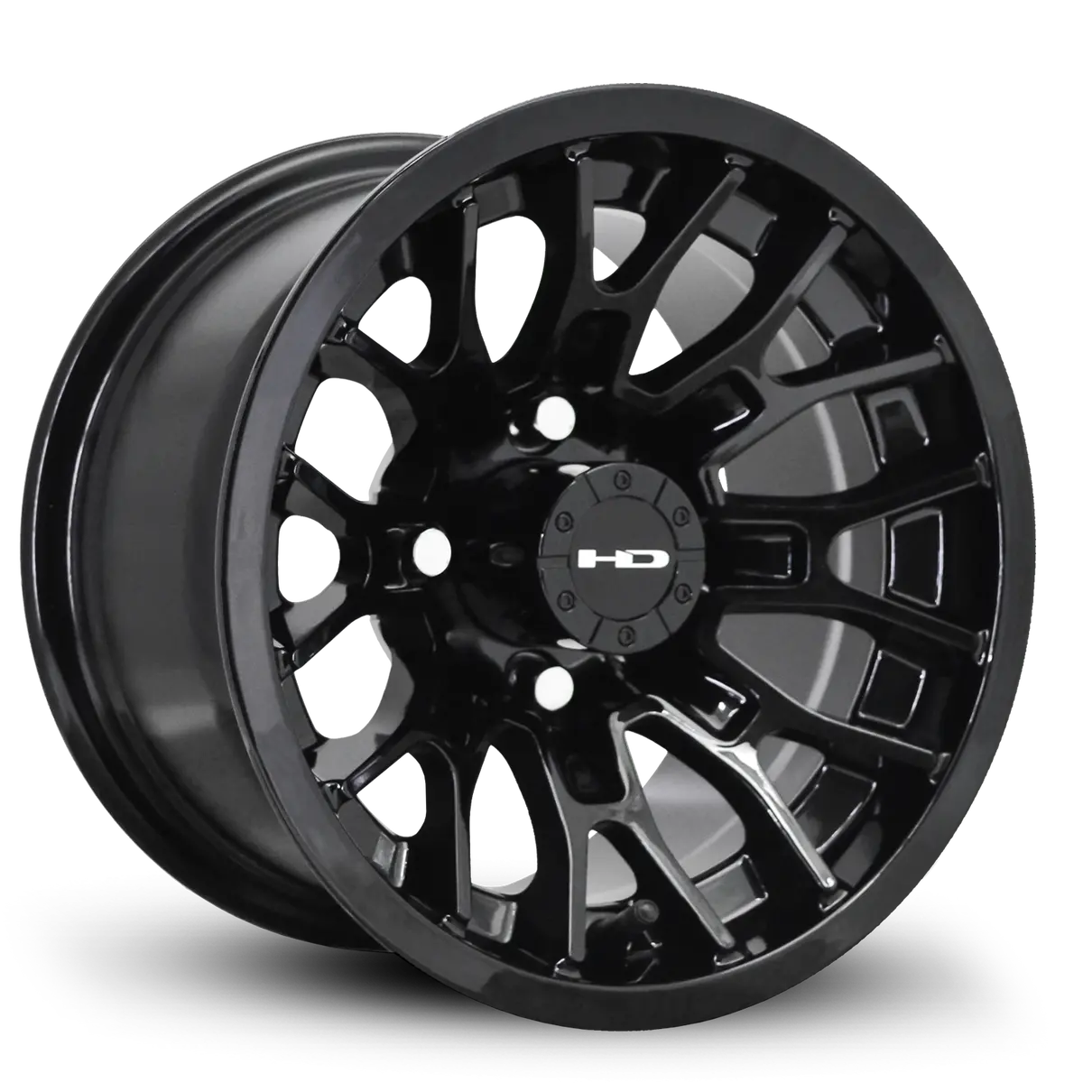 Hd Golf Rtc 12X7 -14 4X101.6Mm 68.2Mm Gloss Black 1