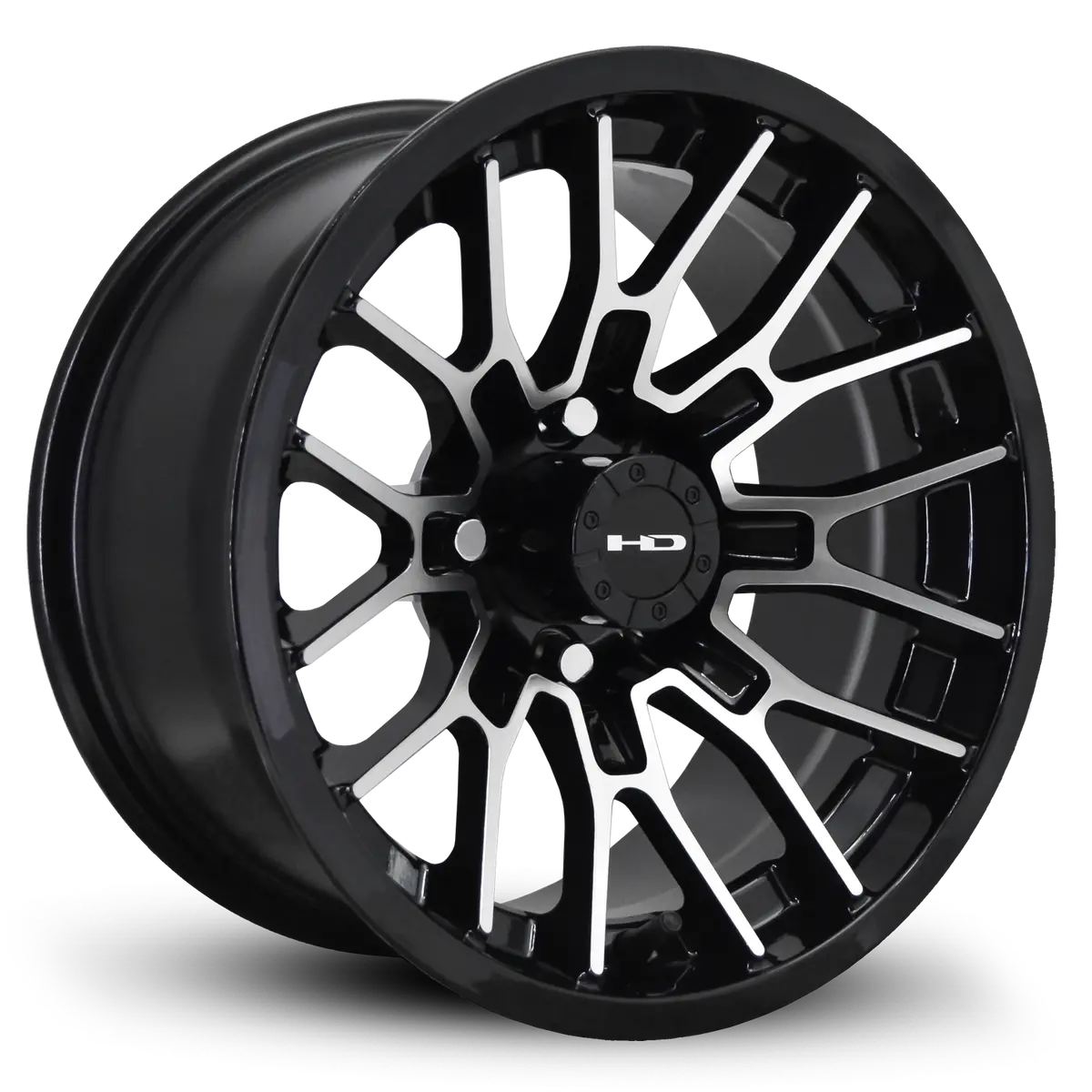 Hd Golf Rtc 14X7 -14 4X101.6Mm 68.2Mm Gloss Gun Metal/Machined Face 1