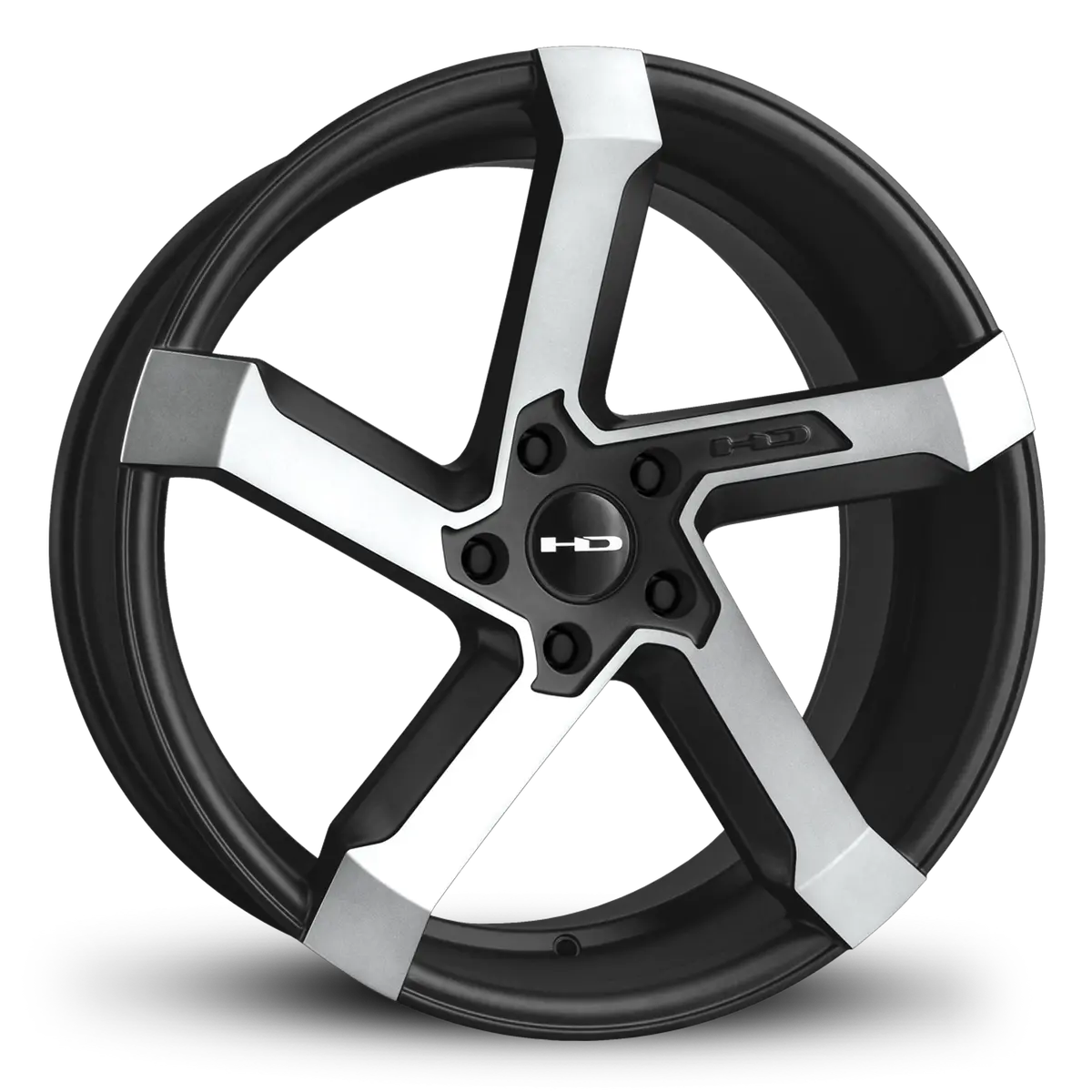 Hd Wheels Kink 18X8 +35 5X114.3Mm 73.1Mm Satin Black/Machined Face 1