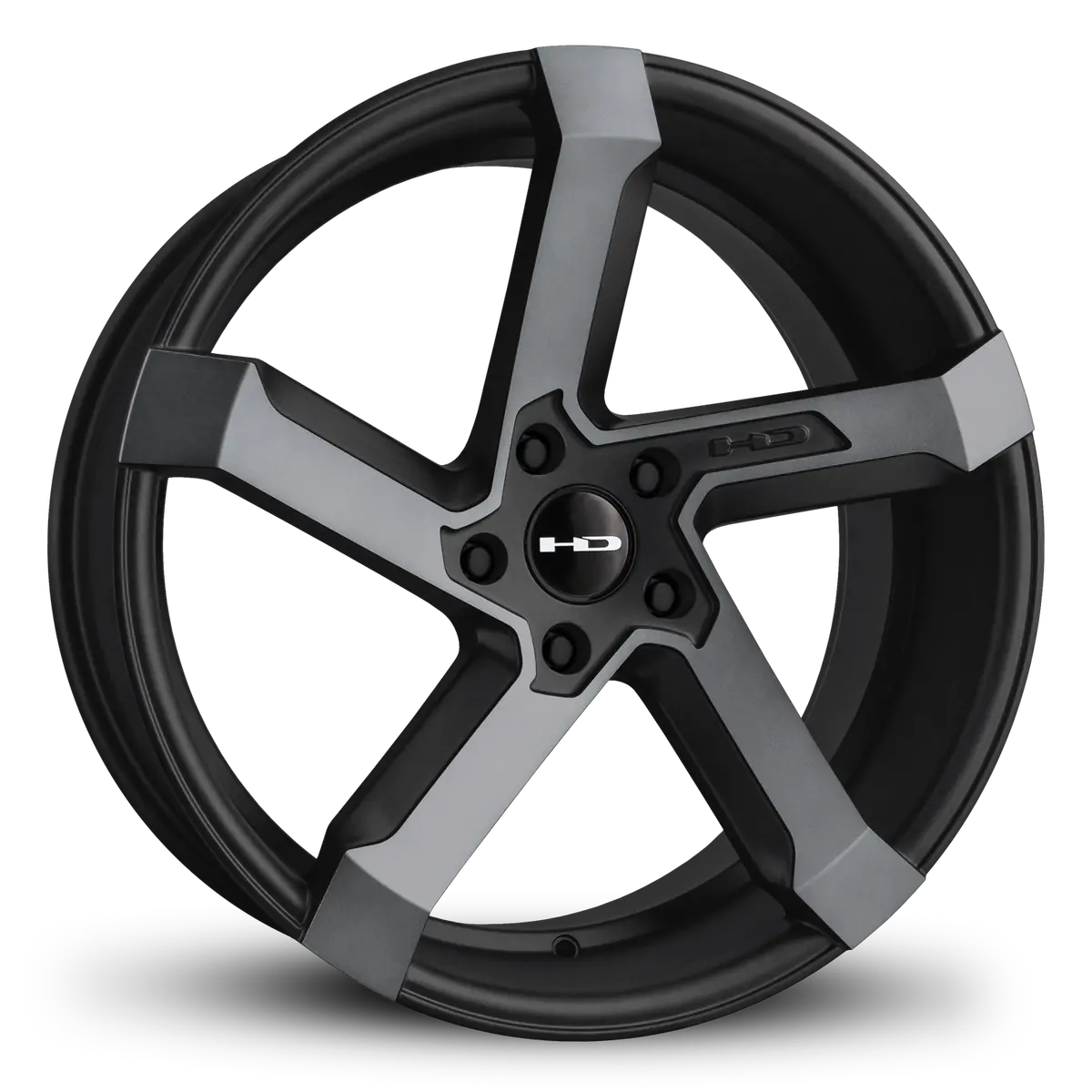 Hd Wheels Kink 20X8.5 +35 5X114.3Mm 73.1Mm Satin Gun Metal Machined Face 1