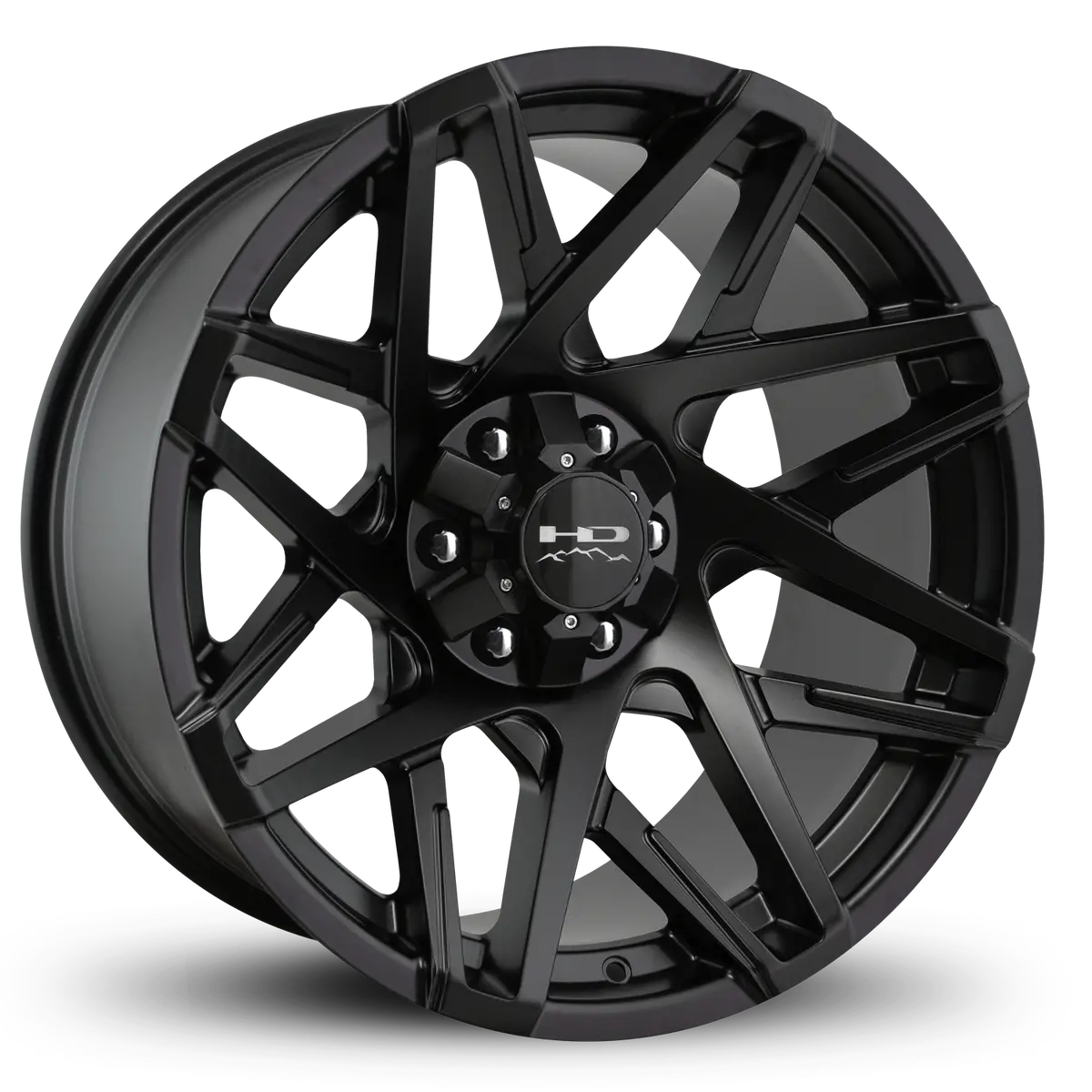 Hd Offroad Canyon 20X9 +0 6X135/6X139.7Mm 106.2Mm Satin Black 1